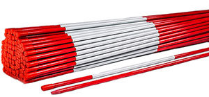 snow stakes red snow stakes red