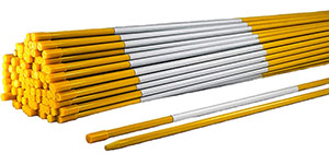 snow stakes yellow snow stakes yellow