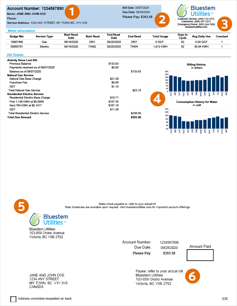 Corix Utilities | Sonoma Pines | My Bill