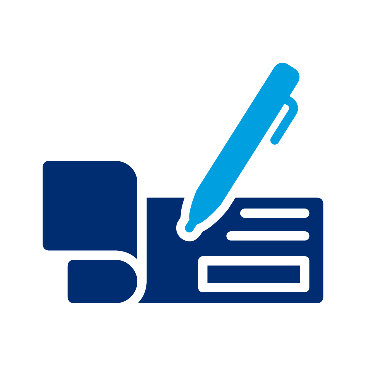 service icon cheque